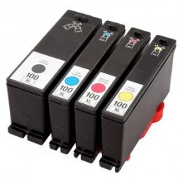 100XL  LEXMARK ΣΕΤ 4 ΤΕΜ MAGENTA+YELLOW+CYAN+BLACK Μελάνι Συμβατό Σελίδες: 600RO205, PRO208, PRO705, PRO708, S305, S308, S405, S408, S505, S508, S605, S608, S800